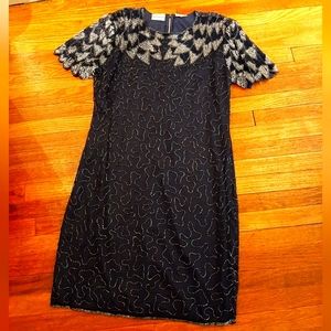 American Night vintage beaded dress